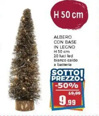 Happy Casa ALBERO CON BASE IN LEGNO offerta