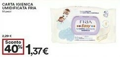 Coop Fria Carta Igienica Umidificata offerta