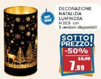 DECORAZIONE NATALIZIA LUMINOSA