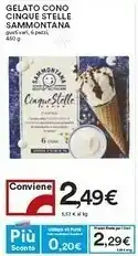 Coop Sammontana Cinque Stelle Caffè 450 G(ml) offerta