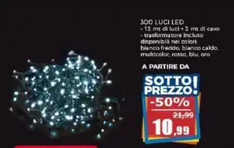 Happy Casa 300 LUCI LED offerta