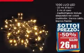 Happy Casa 1000 LUCI LED offerta