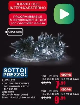 LUCI LED 160 Luci