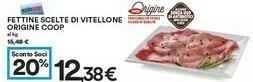 Coop Coop Fettine Scelte Di Vitellone Origine offerta