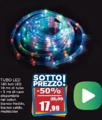 Happy Casa TUBO LED 180 luci LED offerta