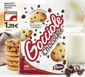 Coop Pavesi Pavesi - Gocciole Chocolate 500 g(ml) offerta