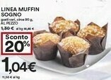 Coop Linea Muffin Sogno offerta