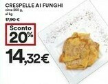 Coop Crespelle Ai Funghi offerta