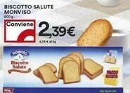 Coop Monviso Biscotto Salute offerta