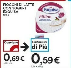 Coop Exquisa Fiocchi Di Latte Con Yogurt offerta