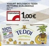 Coop Fattoria Scaldasole - Teddi Yogurt Albicocca BIO 230 G(ml) offerta