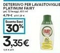Coop Fairy Detersivo Lavastoviglie offerta