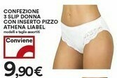 Coop Athena Liabel Confezione 3 Slip Donna offerta