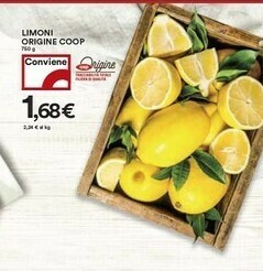 Coop Coop Limoni Origine offerta