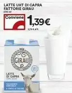 Coop Fattorie Girau Latte Uht Di Capra offerta