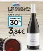 Coop Barone di bernaj Etna Rosso D.O.C offerta