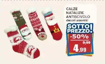 CALZE NATALIZIE ANTISCIVOLO