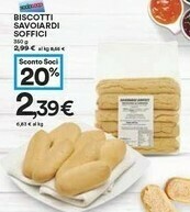 Coop Biscotti Savoiardi Soffici offerta