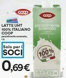 Coop Coop - Latte UHT Parzialmente Scremato 1000 G(ml) offerta