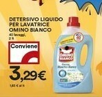 Coop Omino Bianco Detersivo Liquido Per Lavatrice offerta