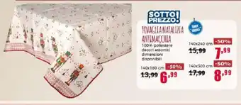 TOVAGLIA NATALIZIA ANTIMACCHIA 140 x 300 cm
