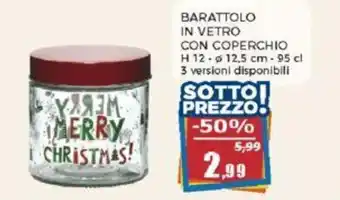 Happy Casa BARATTOLO IN VETRO CON COPERCHIO offerta