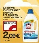 Coop Omino Bianco Additivo Igienizzante Liquido Per Bucato offerta