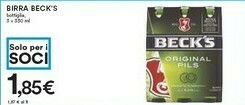 Coop Beck's - Birra 330 G(ml) offerta