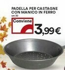 Coop Padella Per Castagne Con Manico In Ferro offerta
