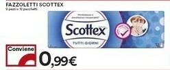 Coop Scottex Fazzoletti offerta
