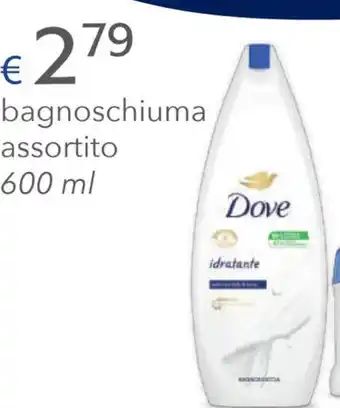 Acqua & Sapone bagnoschiuma Dove assortito 600 ml offerta