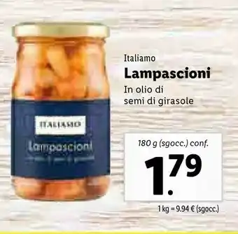 Lidl Italiamo Lampascioni In Olio Di Semi Di Girasole offerta
