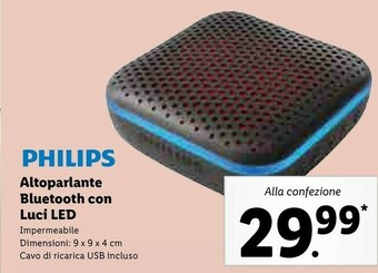 Philips Altoparlante Bluetooth Con Luci Led