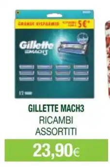 GILLETTE MACH3 RICAMBI ASSORTITI