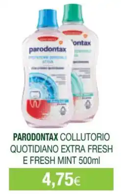 Acqua & Sapone PARODONTAX COLLUTORIO QUOTIDIANO EXTRA FRESH E FRESH MINT 500ml offerta