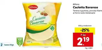 Lidl Milbona Caciotta 500 G(ml) offerta