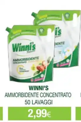 Acqua & Sapone Winni's AMMORBIDENTE CONCENTRATO 50 LAVAGGI offerta