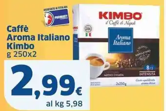 Caffè Aroma Italiano Kimbo g 250x2