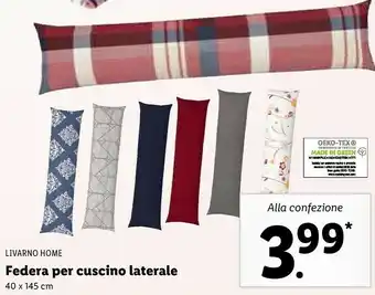 Lidl Livarno Home Federa Per Cuscino Laterale offerta