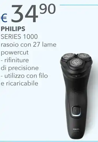 Acqua & Sapone PHILIPS SERIES 1000 rasoio con 27 lame offerta