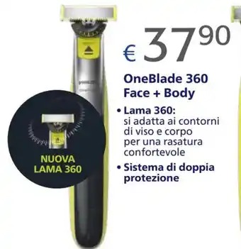 Acqua & Sapone OneBlade 360 Face + Body offerta