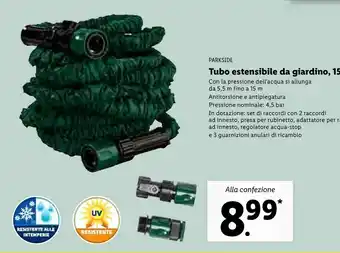 Lidl Parkside Tubo Estensibile Da Giardino offerta