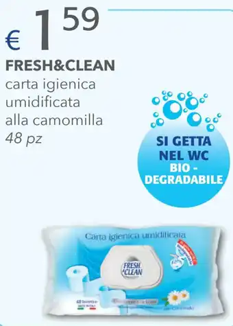 Acqua & Sapone FRESH&CLEAN carta igienica umidificata offerta