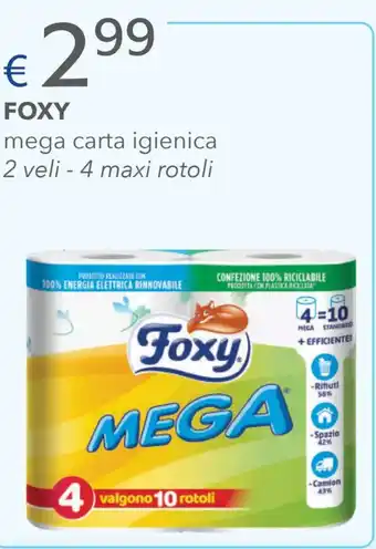 Acqua & Sapone FOXY mega carta igienica offerta