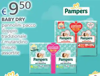 Acqua & Sapone BABY DRY pannolini pacco doppio tradizionale offerta