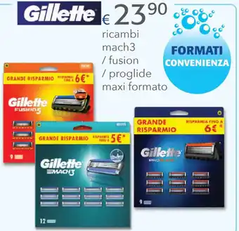 Acqua & Sapone Gillette ricambi mach3 offerta