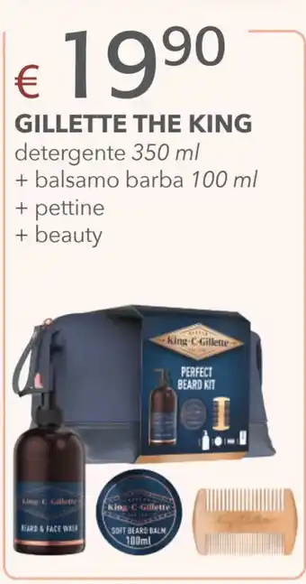 Acqua & Sapone GILLETTE THE KING detergente 350 ml offerta