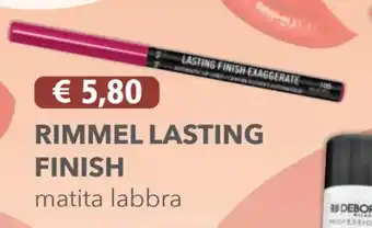 Acqua & Sapone RIMMEL LASTING FINISH matita labbra offerta