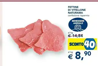 Esselunga Naturama Fettine Di Vitellone offerta