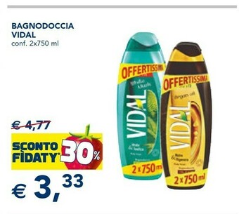 Esselunga Vidal Bagnodoccia offerta